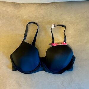 NWT Maidenform Black T-Shirt Underwire Bra, Sz 36D